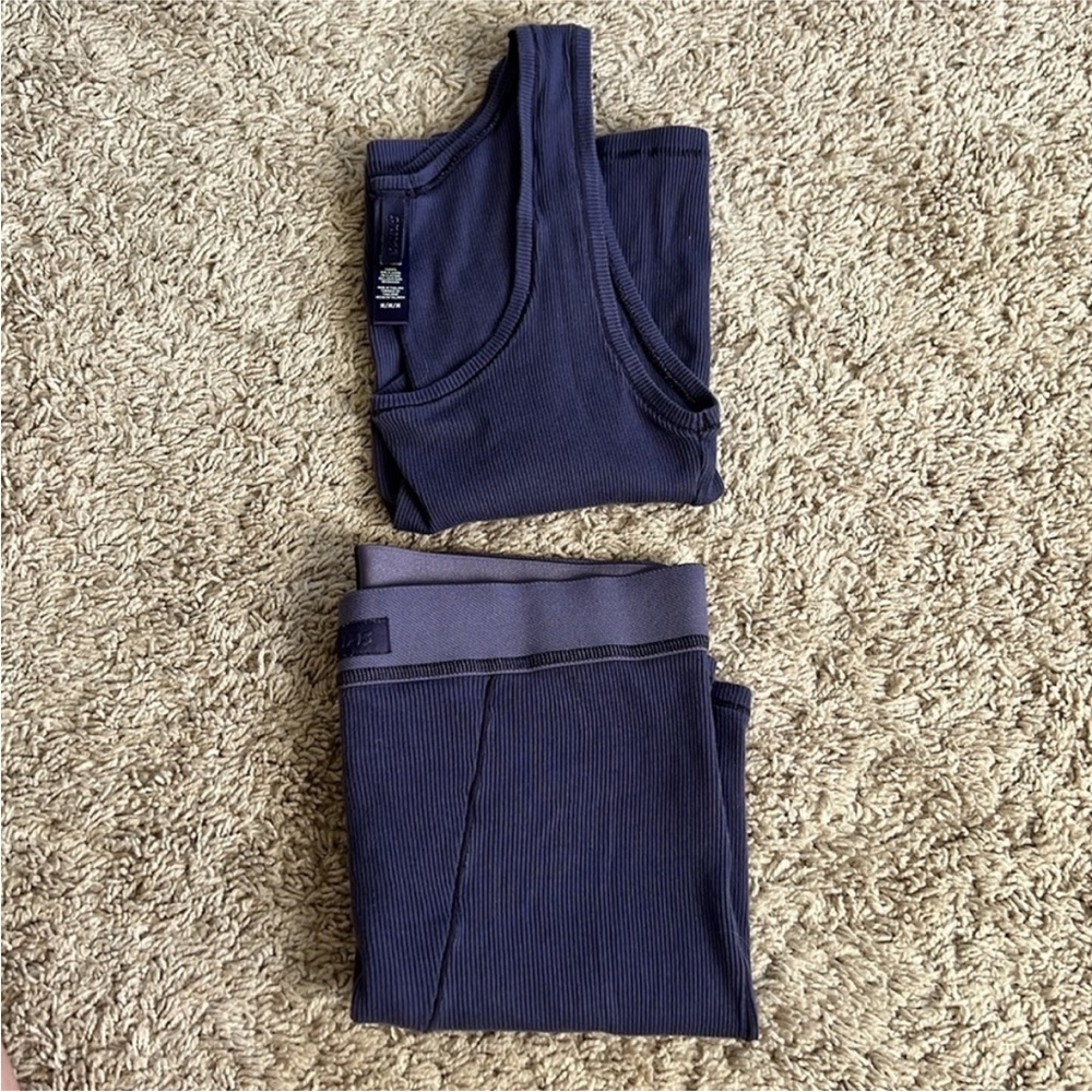 ✨ SKIMS Cotton Rib Tank & Short SET - Picture 4 of 9